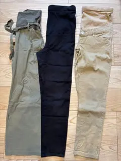 マタニティパンツ Lサイズ 3点セット