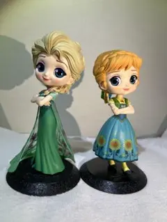 エルサとアナ フィギュアセット(Qposket)