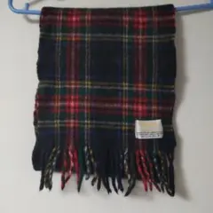Glentana ラムウール タータンチェック マフラー スコットランド製