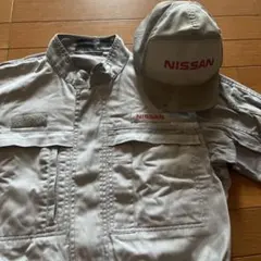 NISSAN つなぎ 作業着 キャップ セットのサムネイル