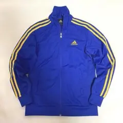 青×黄 adidasトラックジャケット サイズ90 毛玉少々あり