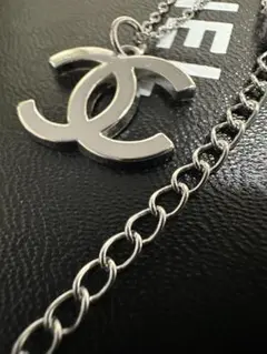 CCロゴネックレス ノベルティ　ロゴネックレス　ペンダン　希少　シルバー訳あり④