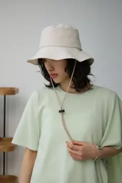 撥水UVカットポケッタブルサファリハットMOUSSYアズールバイマウジー