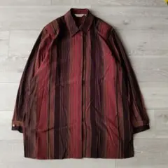 VINTAGE / 1980s バンドカラー シルク シャツ ブラウス - メルカリ