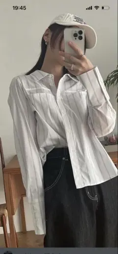 willfully ストライプシャツ