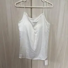 La-gemme ホワイト スリップブラトップ