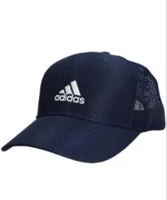 adidas ネイビー メッシュキャップ 子供用　キッズ