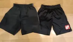 LOTTO、umbro 黒 サッカーハーフパンツ 130、140