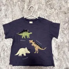 petit main 恐竜プリント Tシャツ 90