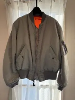 再値下げ☆ALPHA MA-1 フライトジャケット X-LARGE グレー