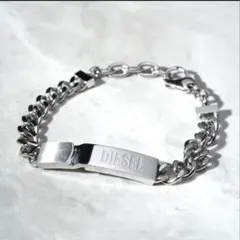 DIESEL ブレスレット シルバーカラー チェーンのサムネイル