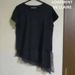 LOGEMENT DE CLAIREレース切替チュニック