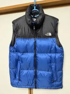 THE NORTH FACE ダウンベスト 青黒