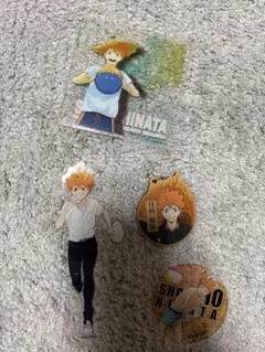 日向翔陽 ハイキュー!! 缶バッジ・スタンドセット