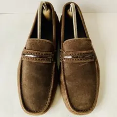 TOD'S トッズ 濃茶 ローファー 24.5cm 除菌・消臭済みのサムネイル