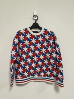 PEARLY GATES スノーフレーク柄 セーター