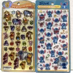 【正規品】ディズニー うるちゅるプーさん ♡ボンボンドロップシール♡スティッチ