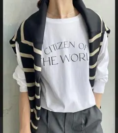 スピック&スパン Spick&Span 23AW シルケット天竺ロゴロンTEEのサムネイル