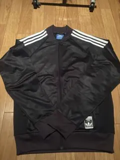 adidas アディダス　ジャージ 3本ライン　黒白 M