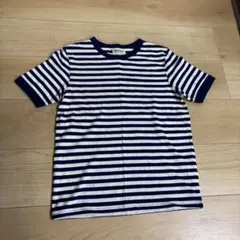 BEAMS BOY ボーダー Tシャツ ネイビーのサムネイル