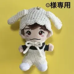 ☺︎様専用　　Aぇちびぬい ⚪︎たれ耳うさぎ帽子　白1点 ⚪︎サロペット　白1点