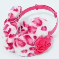 ディズニー ヒョウ柄 ミニー イヤーマフ イヤーマフラー 耳あて