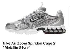 NIKE Air Zoom Spiridon Cage 2 メタリックシルバー