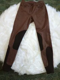 Euro-starクロコダイルパターン レディース乗馬キュロット