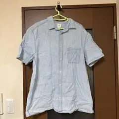 H&M L.O.G.G. 半袖シャツ ライトブルー サイズLのサムネイル