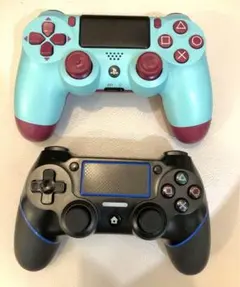 難あり　ps4 コントローラー　2セット　純正　ベリーブルー