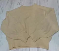 grove グローブ 薄手 ニット セーターベージュアイボリー