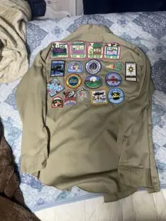 テ*ク様 Dickies ワークシャツ USA製 パッチ付き