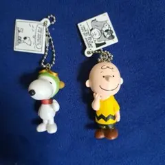スヌーピー チャーリーブラウン キーホルダー 2個セット