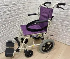 カワムラサイクル 簡易 携帯 車椅子 旅ぐるま KA6 ノーパンク