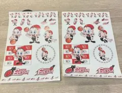 匿名配送　バスケット 大阪エヴェッサ　まいどくん２枚セット　チャオチャオシール
