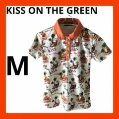 KISS ON THE GREEN ゴルフ　半袖ポロシャツ　2 ヤシの木