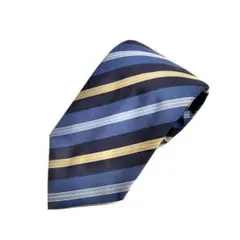 BURBERRY LONDON ストライプ シルク ネクタイ ②8140のサムネイル