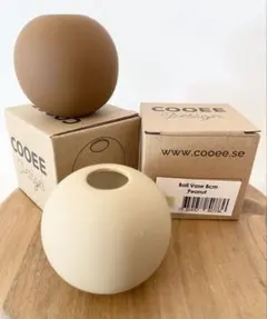Cooee Design クーイーデザイン☆花瓶　フラワーベース　2個セット COOEE Design クーイーデザイン Ball Vase 10cm フラワーベース