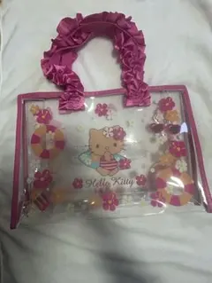 日焼けキティー　1番くじ　クリアトートバッグ