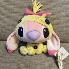 レア Disney 20周年記念 特大スティッチ スクランプ ぬいぐるみ お座り