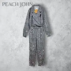 新品タグ付【PEACH JOHN】　プリントジャンプスーツ　　星　クラゲ　雲