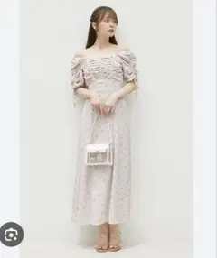 SNIDEL バリエプリントワンピース