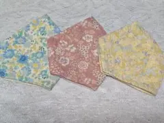 ハンドメイド 花柄 マスク 3枚セット