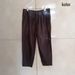【kolor】 カラー パーペチュアル ウール スラックス パンツ X1895のサムネイル