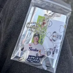 ヤクルトスワローズ　神宮グルメキーホルダー　8茂木栄五郎　選手スイーツ