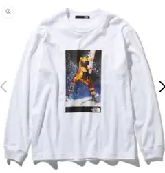 THE NORTH FACE L ホワイト ロングスリーブTシャツ