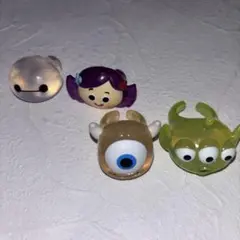 ディズニー ピクサー キャラクター リング 4点セット