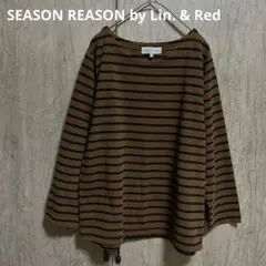 SEASON REASON by Lin. & Red ボーダー柄カットソー