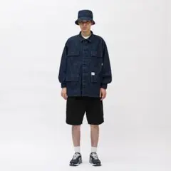 WTAPS 23ss WCPO 01LSCOTTON DENIM カラーブラック - メルカリ
