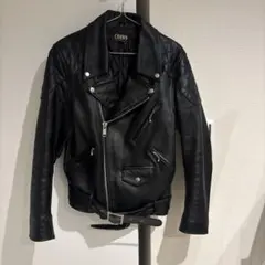 極美品 ディーゼル ダブルライダースジャケット ラムレザー タイムレス